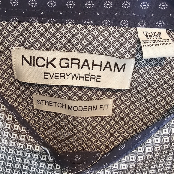 Nick Graham Traveler Shirt Modern Fit - Picture 3 of 5